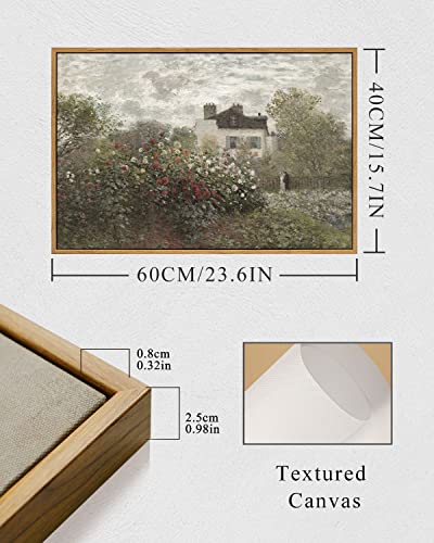 Framed Canvas Wall Art Vintage Decor