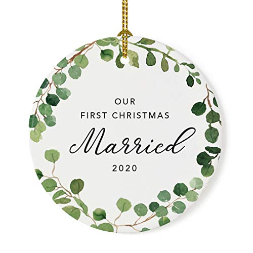 Custom Year Round Ceramic Porcelain Christmas Tree Ornament Keepsake Collectible Gift