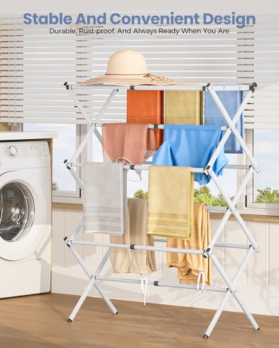 Oversize 3 Tier Clothes Drying Rack