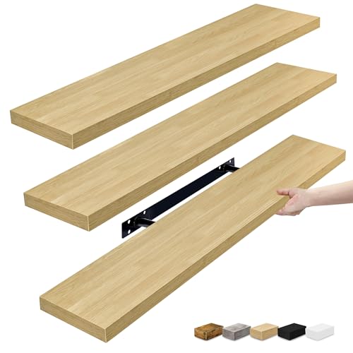 Floating Shelves for Wall Storage (3 Count)