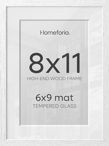 8x11 White Oak Picture Frame