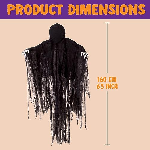 63” Halloween Decorations Outdoor Grim Reaper