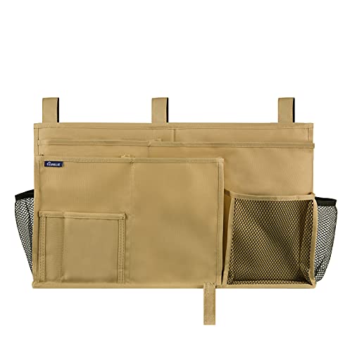 Bedside Caddy Hanging Bed Organizer Storage Bag Pocket for Bunk and Hospital Beds
