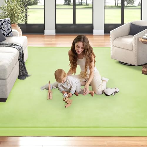 Baby Play Mat for Floor Nursery Muscle Mat Area Rug Playroom Rug 79x79" Elastic Foam 1.3" Thick Crawling Mat for Babies