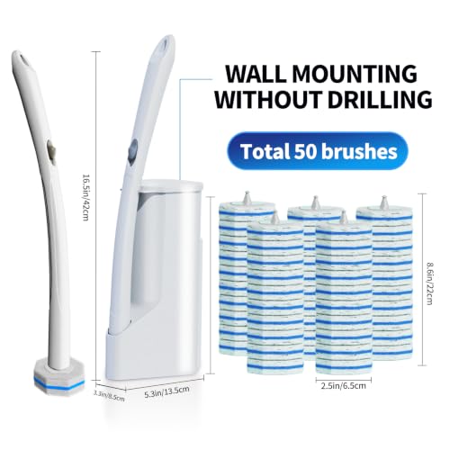 Disposable Toilet Brush Cleaning System (2 Count)