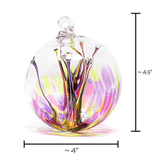 Luke Adams Handmade Glass Gazing Balls for Garden