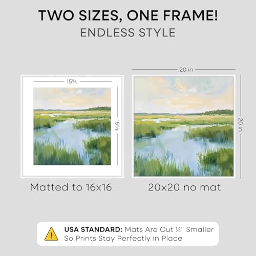 20x20 White Picture Frame (2 Count)