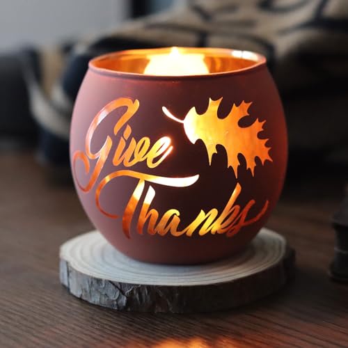 Thanksgiving Votive Candle Holder Set of 12 (6 Count)
