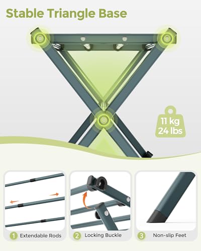 3 Tier Foldable Clothes Drying Rack