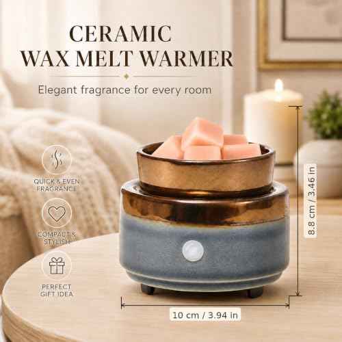 Ceramic Wax Melt Warmer Electric Wax Warmer for Scented Wax Cubes