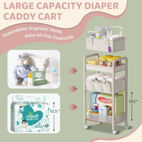 Baby Diaper Caddy Organizer and Storage