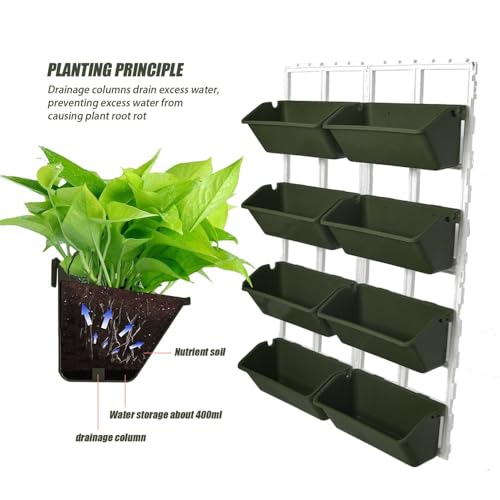 Vertical Wall Hanging Planter (4 Count)