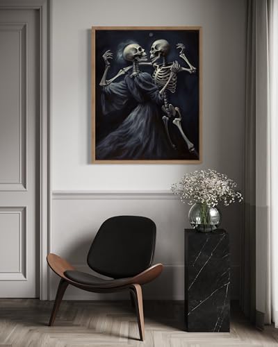 Dancing Skeleton Poster Art Print