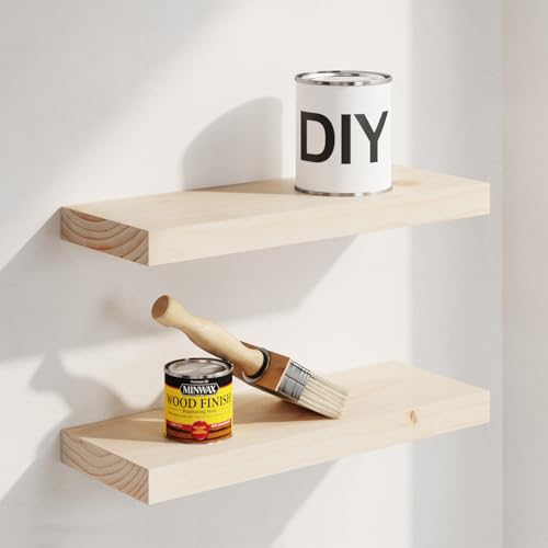 16 Inch DIY Floating Shelves (2 Count)