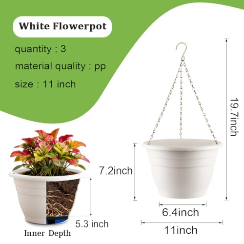 Hanging Planters 11 Inch (4 Count)
