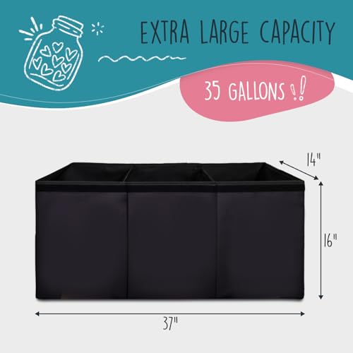 Extra Large Toy Storage Organizer with Lid