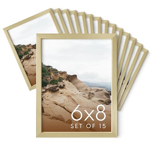 6x8 Gold Metal Picture Frames
