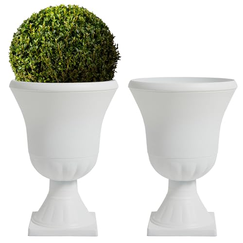 Garden 2 Pack Urn Plastic Planters (2 Count)