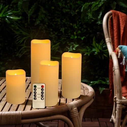 36 Pack Flickering Flameless Candles with Remote Control (36 Count)