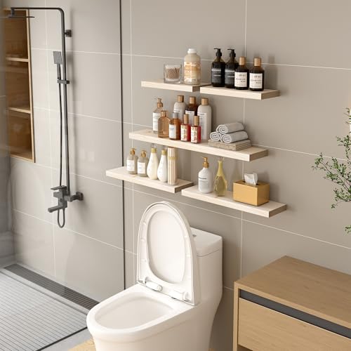 Wood Floating Shelves 16 inch (2 Count)