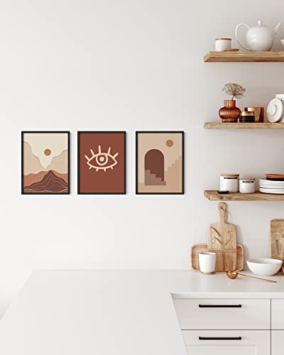9x12 Black Oak Wooden Frame Set of 3 (3 Count)