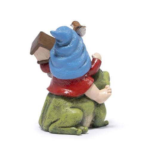Spring Garden Gnome Decoration Flower Animal Ornaments Decor Gifts Spring Gnomes for Garden Decorations Summer Elf Figurine Gifts for Mom Outdoor Decor