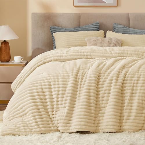 Fleece Oversized Queen Comforter Set