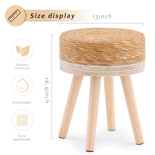 Handwoven Outdoor Ottoman