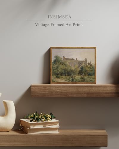 Framed Canvas Wall Art Vintage Decor