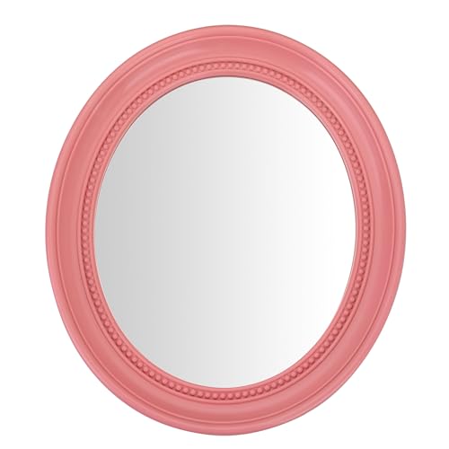Oval Bathroom Mirror Bedroom Mirror wall Mirror Pink
