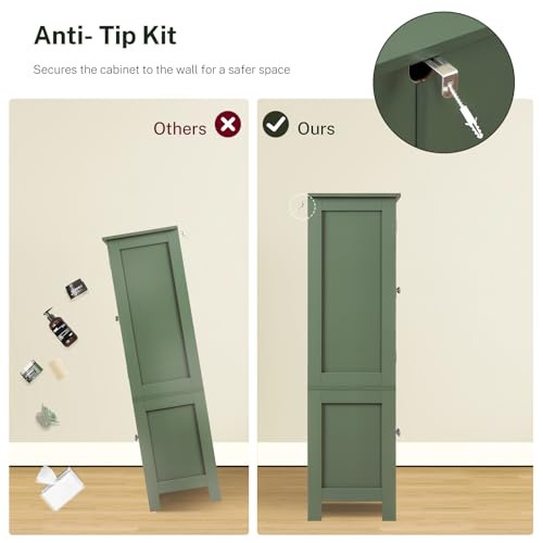 43”H Pantry Cabinet with 4 Doors