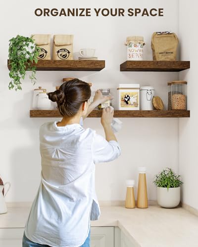30" Floating Shelves for Wall (2 Count)