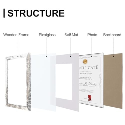 8.5x11 Picture Frames Set of 9 (9 Count)