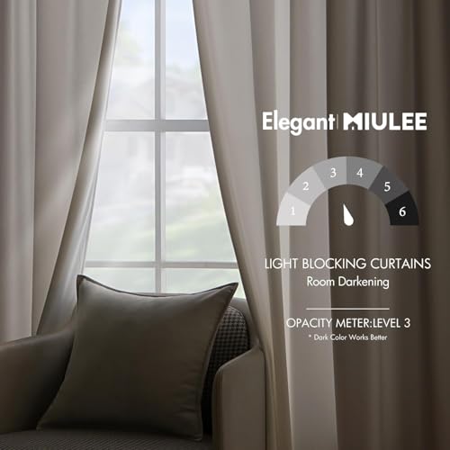 Ivory Blackout Velvet Curtains Drapes 90 Inch Long 52"x90" Bedroom (2 Count)