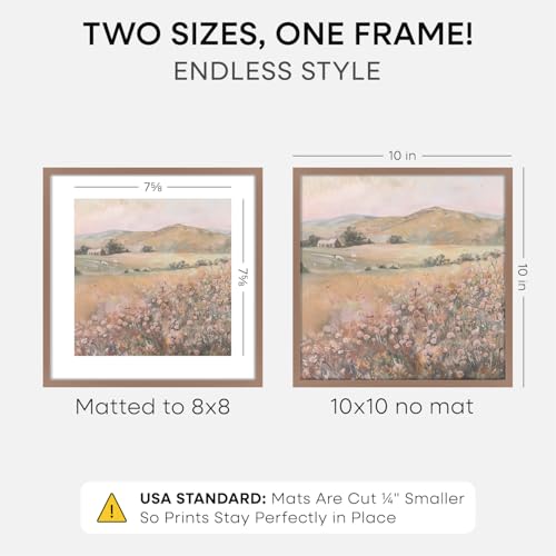 10x10 Mocha Picture Frame