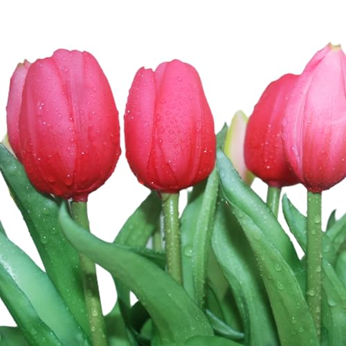15pcs Artificial Tulips Flowers (15 Count)