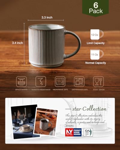 Coffee Mug Set of 6 (72 Count)