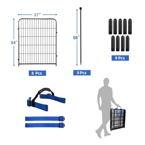Tall Garden Fence Animal Barrier (17.7 Foot)