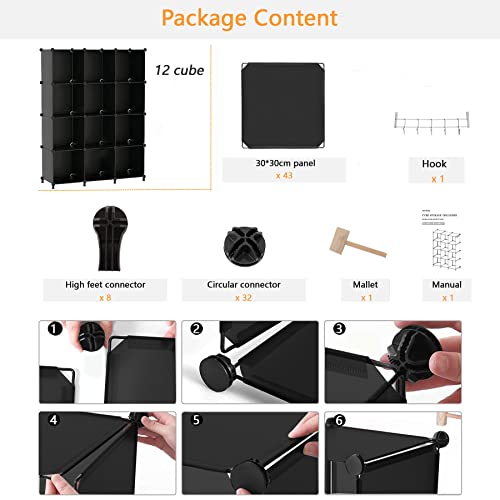 12 Cube Storage Organizer (12 Count)