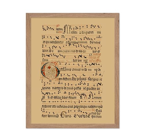 Vintage Hymnal Poster