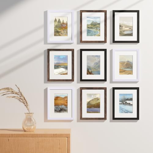 8x10 Picture Frames Set of 9 (9 Count)