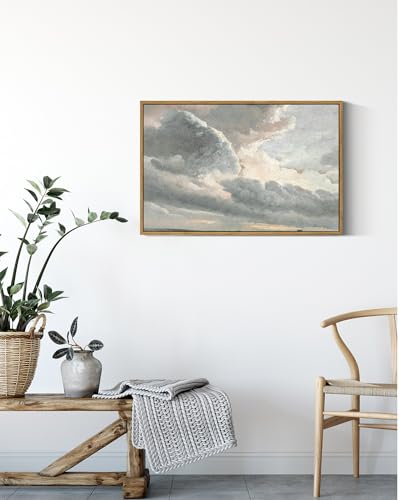 Framed Canvas Wall Art Vintage Decor