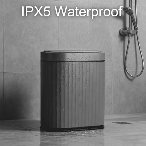 Bathroom Trash Can with Automatic Lid