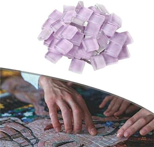 BestTeam Craft Material Mosaic Tile, Micro Glass Tiny Mini Mosaic Tile DIY Hobbies Children Handmade Crystal Free Stone Craft Material Creativity 300g (Black)