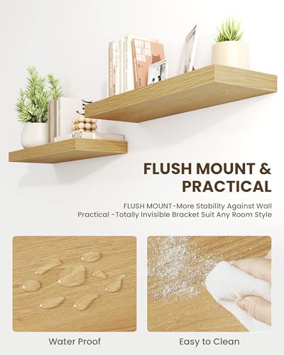 48" Floating Shelves for Wall (2 Count)