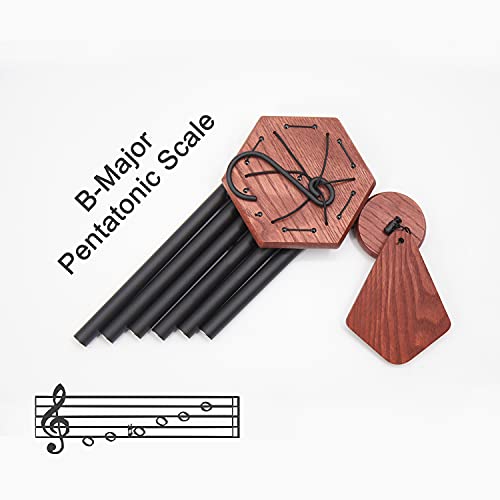 Outdoor Wind Chimes 28 inch Black Garden Patio Gift Patio Porch Home Yard