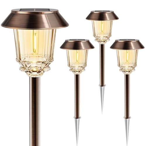 Solar Lights Outdoor Waterproof (4 Count)