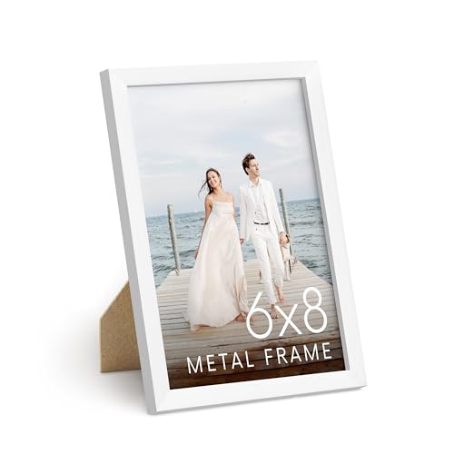 6x8 White Aluminum Picture Frame