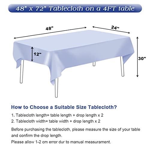 Sequin Tablecloth 50x72 Inch Navy Blue for Wedding Party