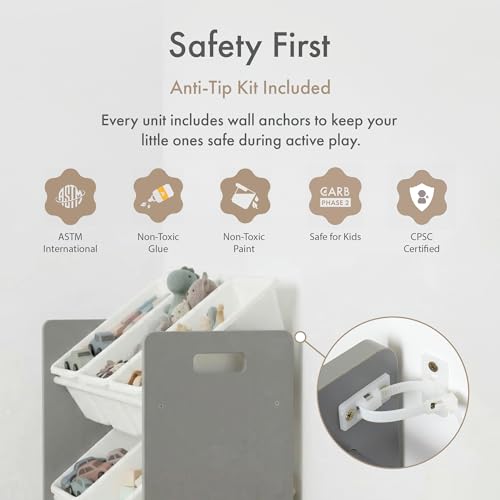 Kids Toy Organizer with 9 Bins